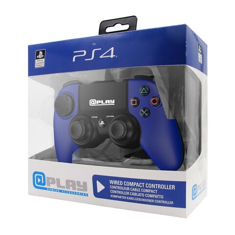 @play Manette Filaire Bleue Ps4 Officielle Sony New Box